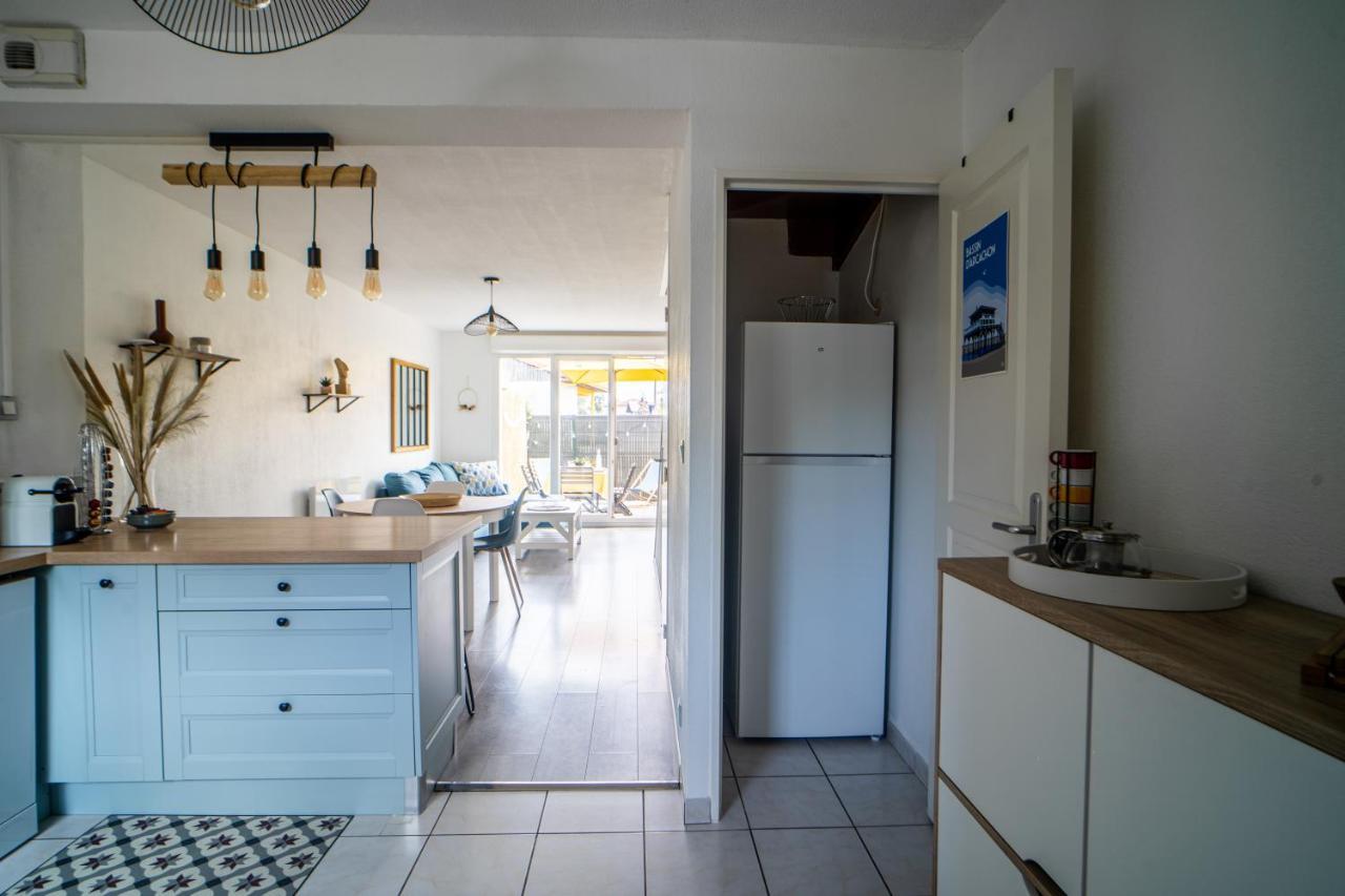 LES RENARDS - Charmante petite maison au port de la Teste Extérieur photo